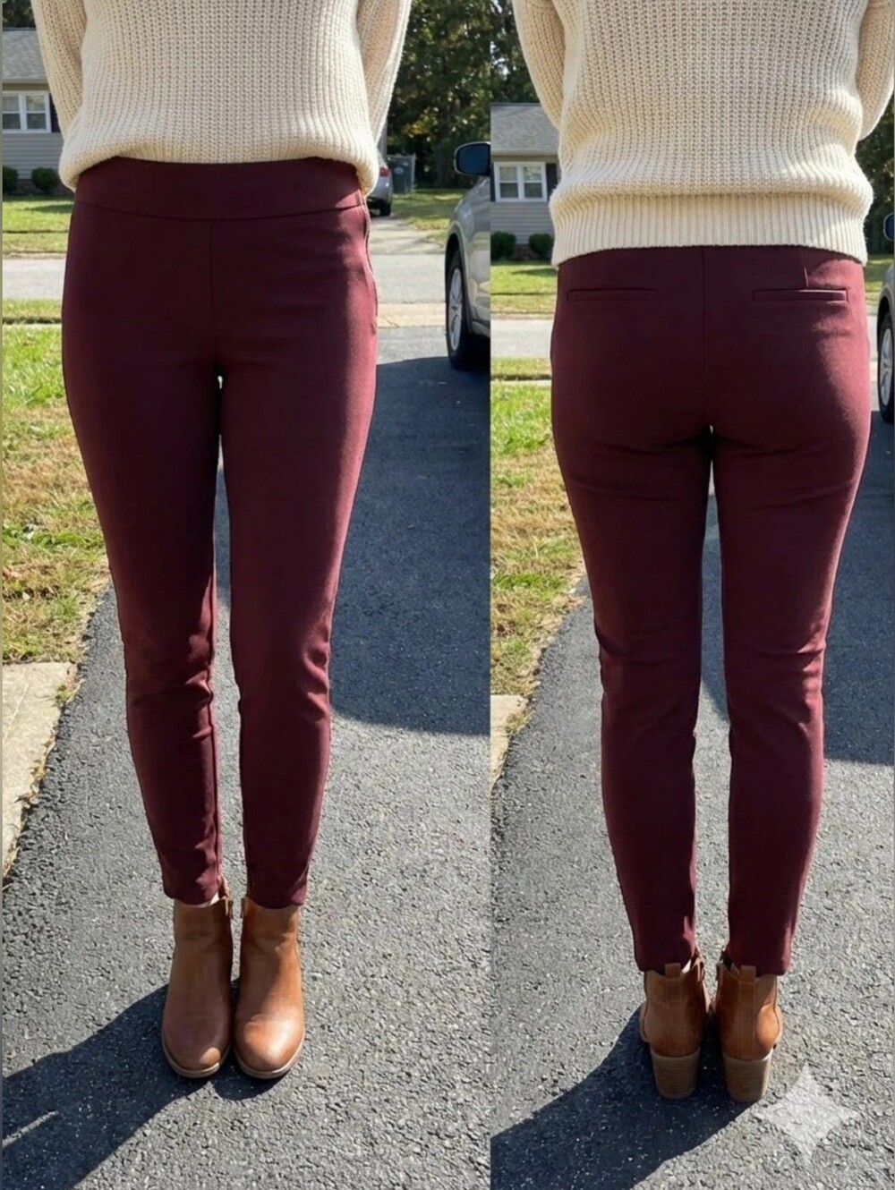 Ann Taylor The Side Zip Ankle Pant in Bi-Stretch Size 10